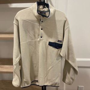 Patagonia Pullover Tan Cream Large